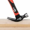 Intertool Curved Claw Hammer, 1 lb., 12 in. Fiberglass Handle HT08-0223